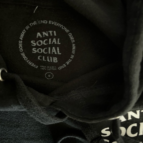 Anti Social Social Club Hoodie - Picture 3 of 3